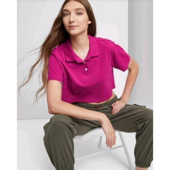 Wild Fable Cropped Polo - Picture 3 of 12
